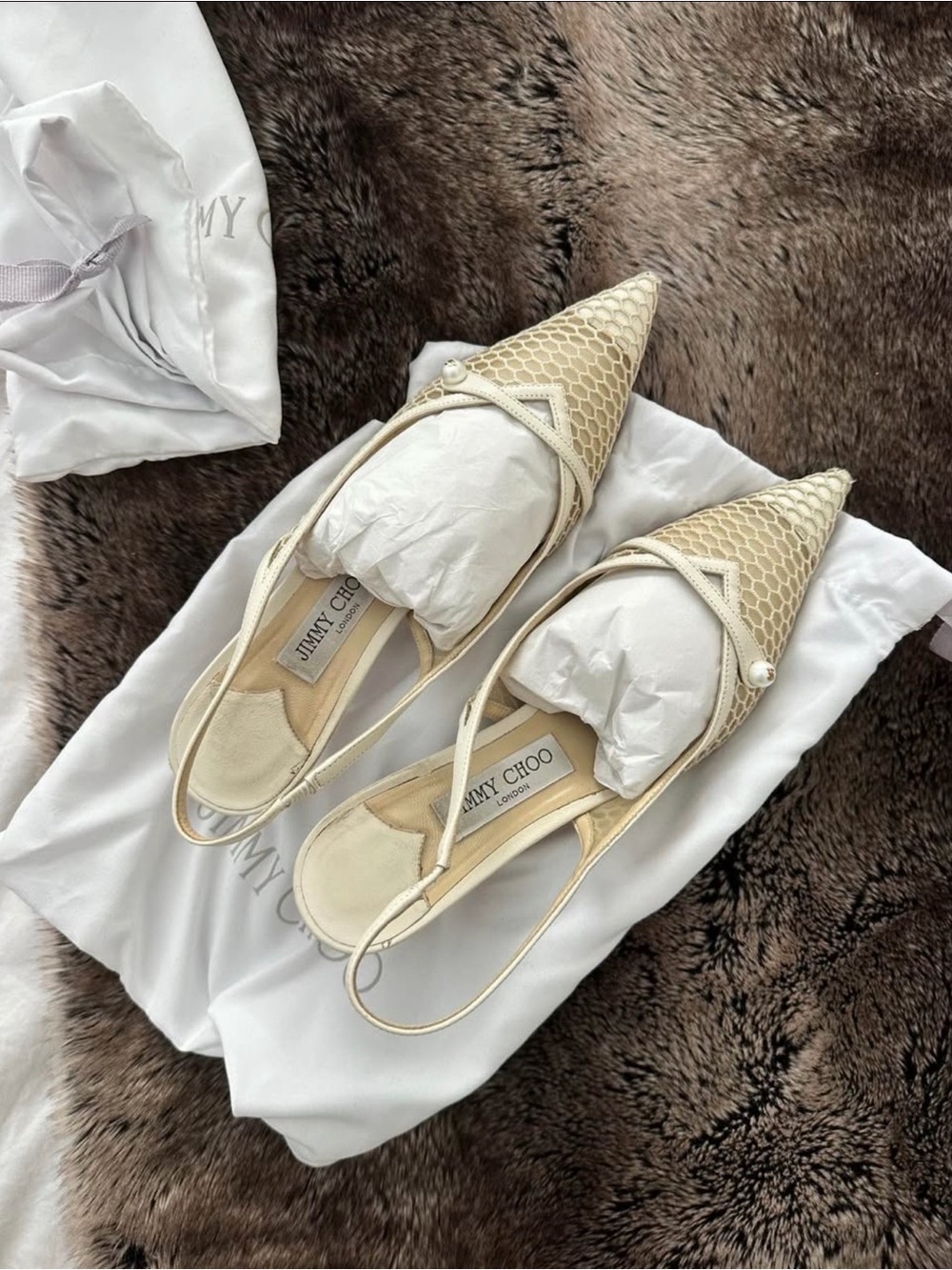 Jimmy Choo Amita 45 slingback pumps size 39